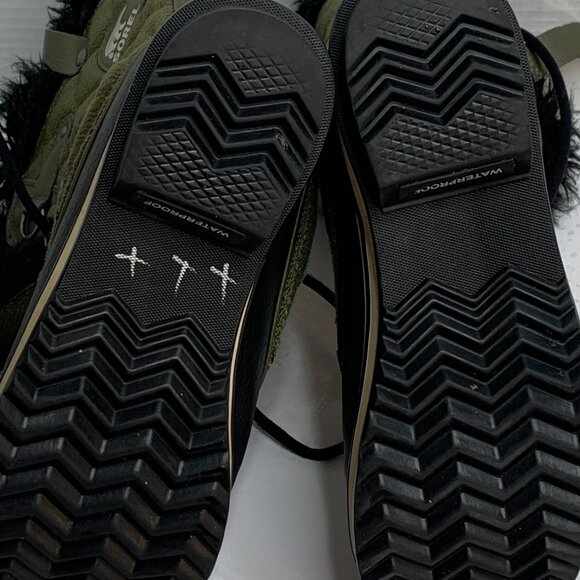 Sorel Women’s Green Leather & Rubber Boots – US Size 8, Fleece-Lined Warmth - Picture 12 of 12